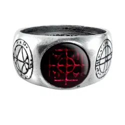 AGLA Kaballah Pewter Ring