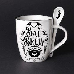 Bat Brew Mug and Spoon Set