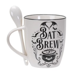 Bat Brew Mug and Spoon Set