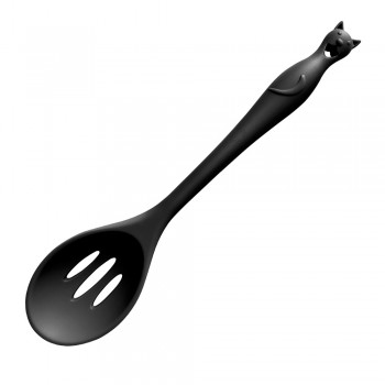 Cats Kitchen Slotted Spoon