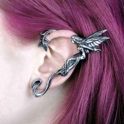 Whispering Fairy Pewter Ear Wrap