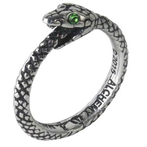 Sophia Serpent Pewter Ring