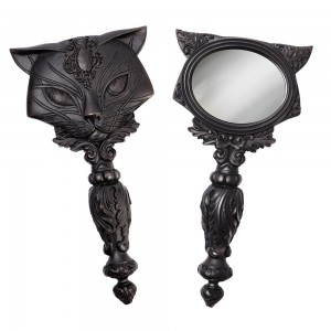 Sacred Black Cat Mirror