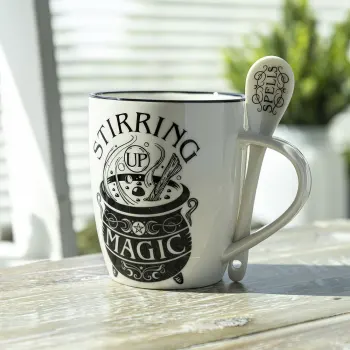 Stirring Up Magic Mug and Spoon Set