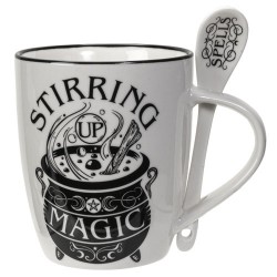 Stirring Up Magic Mug and Spoon Set