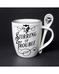 Stirring Up Trouble Mug and Spoon Set