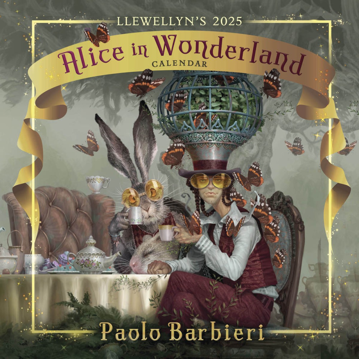 Alice in Wonderland Wall Calendar 2025 Lewis Carroll