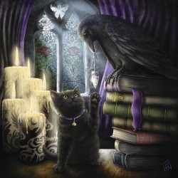 Mystical Cats Annual Llewellyn Wall Calendar 2025