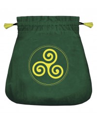 Celtic Triskel Velvet Bag