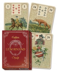 Golden Lenormand Oracle Cards