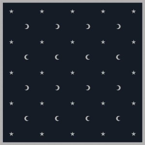 Moon & Stars Velvet Cloth