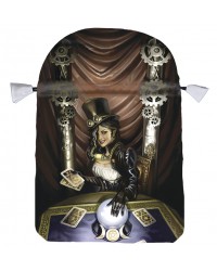 Steampunk High Priestess Satin Tarot Bag