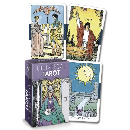 Universal Tarot Mini Cards with Booklet, Divination Deck