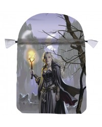 Witches Moon Satin Tarot Bag