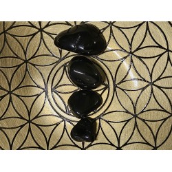 Black Spinel Tumbled Gemstones: Ground, Protect, and Empower