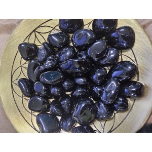 Black Spinel Tumbled Gemstones: Ground, Protect, and Empower