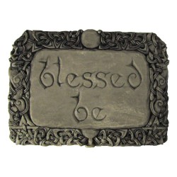 Blessed Be Wiccan Wall Plaque