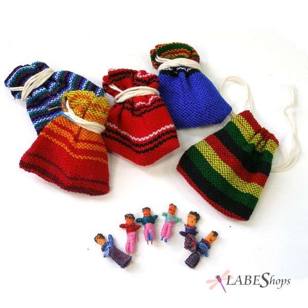 Worry Dolls Handmade Mini Set