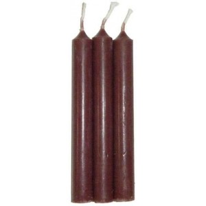 Brown Mini Taper Spell Candles