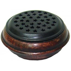 Wood and Metal Incense Censer