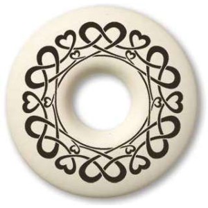 Celtic Heart Annulus Porcelain Necklace