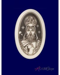 Merlin The Wizard Arthurian Legends Porcelain Necklace