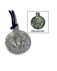 Sagittarius Zodiac Pewter Necklace