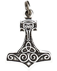 Thors Hammer Sterling Silver Pendant