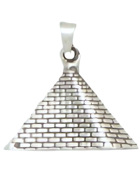 Egyptian Pyramid Pewter Necklace