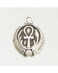 Egyptian Ankh Small Pewter Necklace