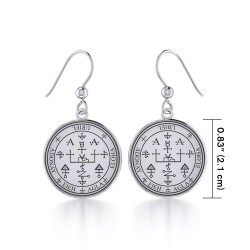 Archangel Uriel Sigil Small Earrings