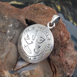 Archangel Cassiel Sigil Small Pendant