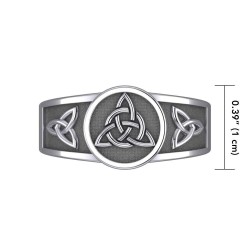 Triquetra Silver Ring