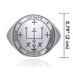 Archangel Raphael Sigil Signet Ring