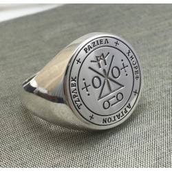 Archangel Raziel Sigil Signet Ring