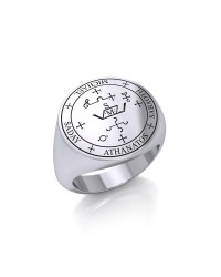 Archangel Michael Sigil Signet Ring