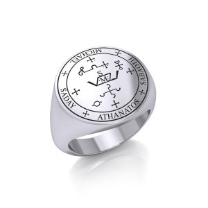 Archangel Michael Sigil Signet Ring