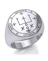 Archangel Raphael Sigil Signet Ring