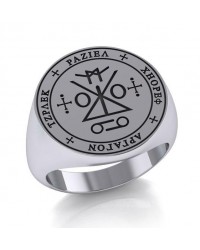 Archangel Raziel Sigil Signet Ring