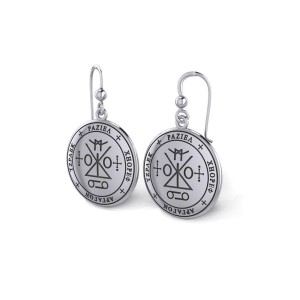 Archangel Raziel Sigil Small Earrings