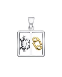 Cancer Zodiac Symbol Pendant