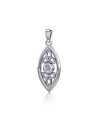 Celtic Triquetra Mother of Pearl Pendant