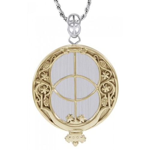 Chalice Well Sterling and Gold Necklace | Mystic Convergence