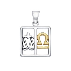 Libra Zodiac Symbol Pendant