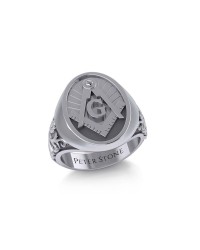 Masonic Mens Signet Ring