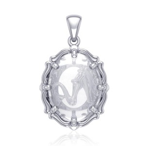 Mermaid Natural Clear Quartz Pendant