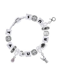 Taurus Astrology Bead Bracelet with Gem