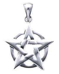 Pentacle Pendant in Sterling Silver