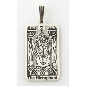 The Hierophant Small Tarot Pendant