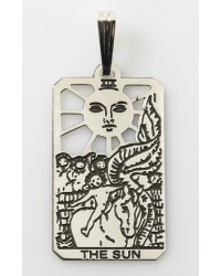 The Sun Small Tarot Pendant